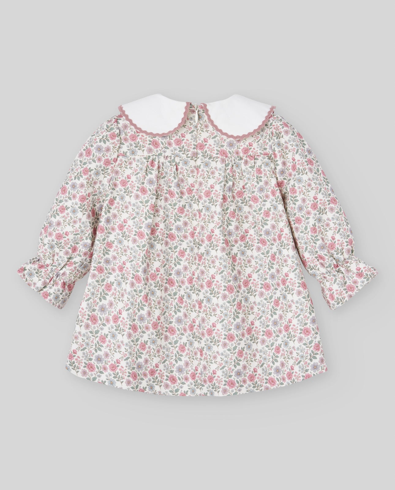 Woven Newborn Dress LEDICIA- Mist Pink