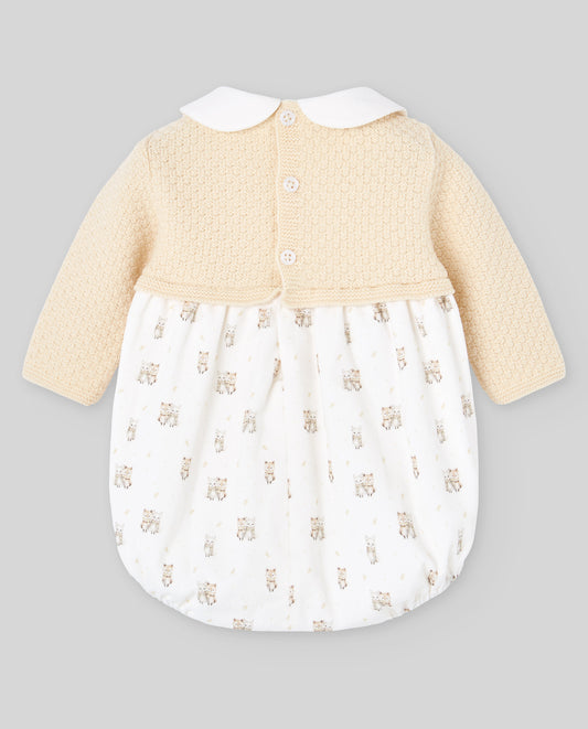 Knit Newborn Romper MEL