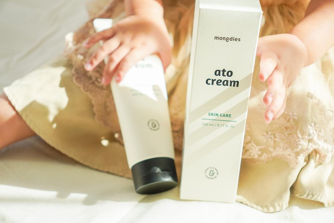 Mongdies Baby Ato Cream 240ml | 200-Hour Moisture Lock | 6 Ceramides | For Delicate Newborn Skin
