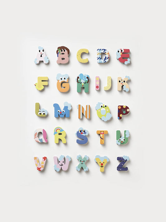 Creative Play Bath Stickers & Poster Set - Alphabet