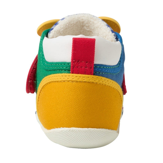 So Daring First Walker Shoes - Red & Yellow