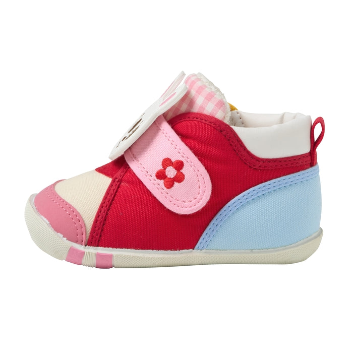 So Daring First Walker Shoes - White & Pink