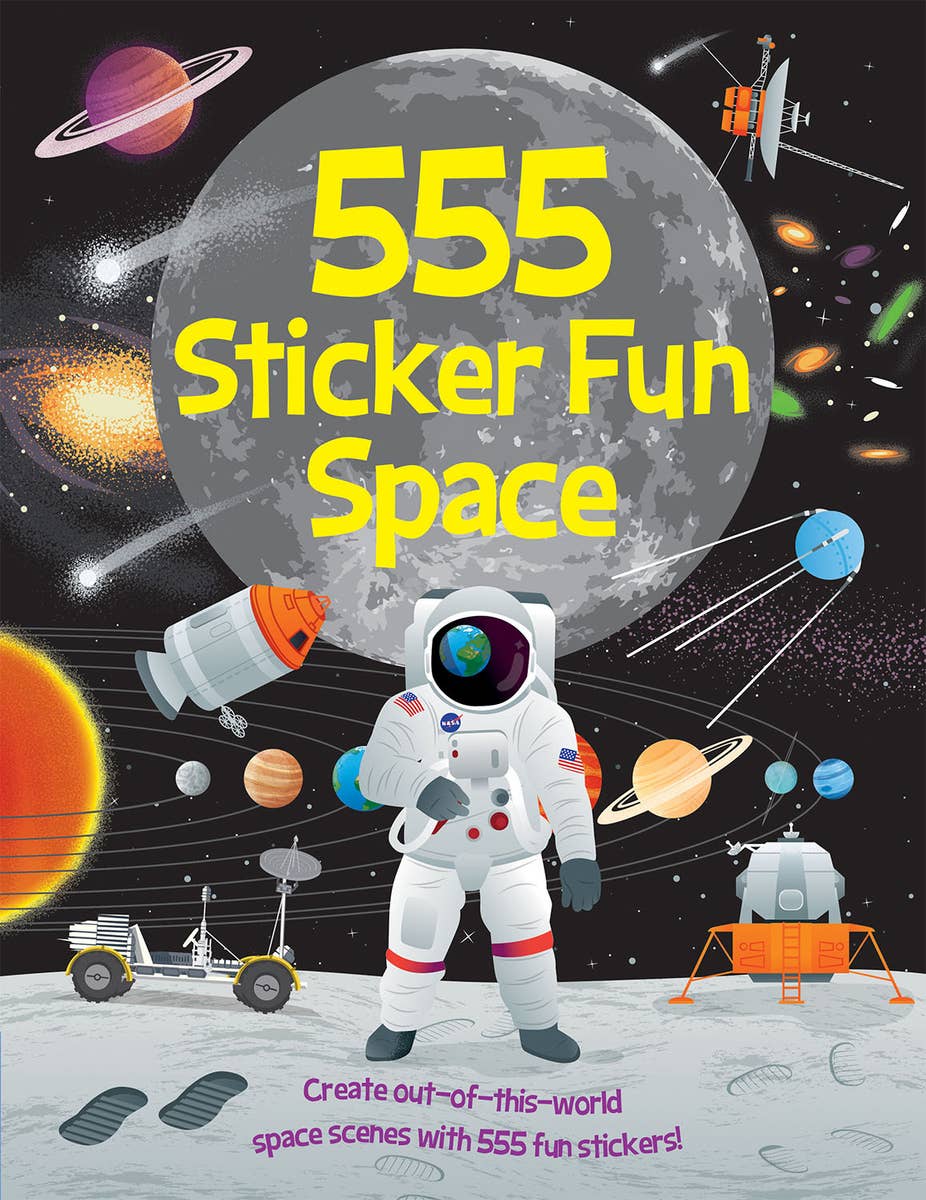 555 Sticker Fun Space: Activity Book