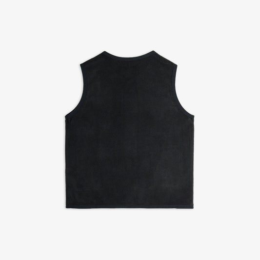 Mini Rodini Penguin Patch Microfleece Vest Black