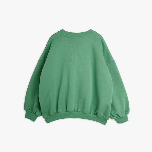 Mini Rodini Elephant Shrew Chenille Sweatshirt Green
