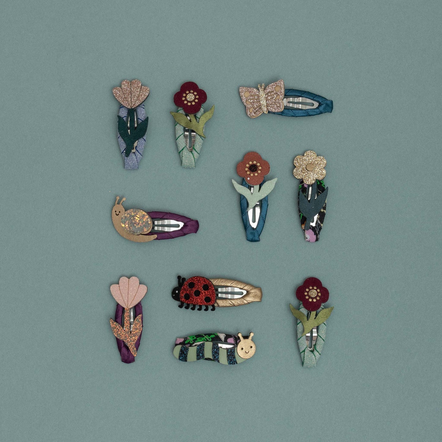 Autumn Bouquet Mini Hair Clips
