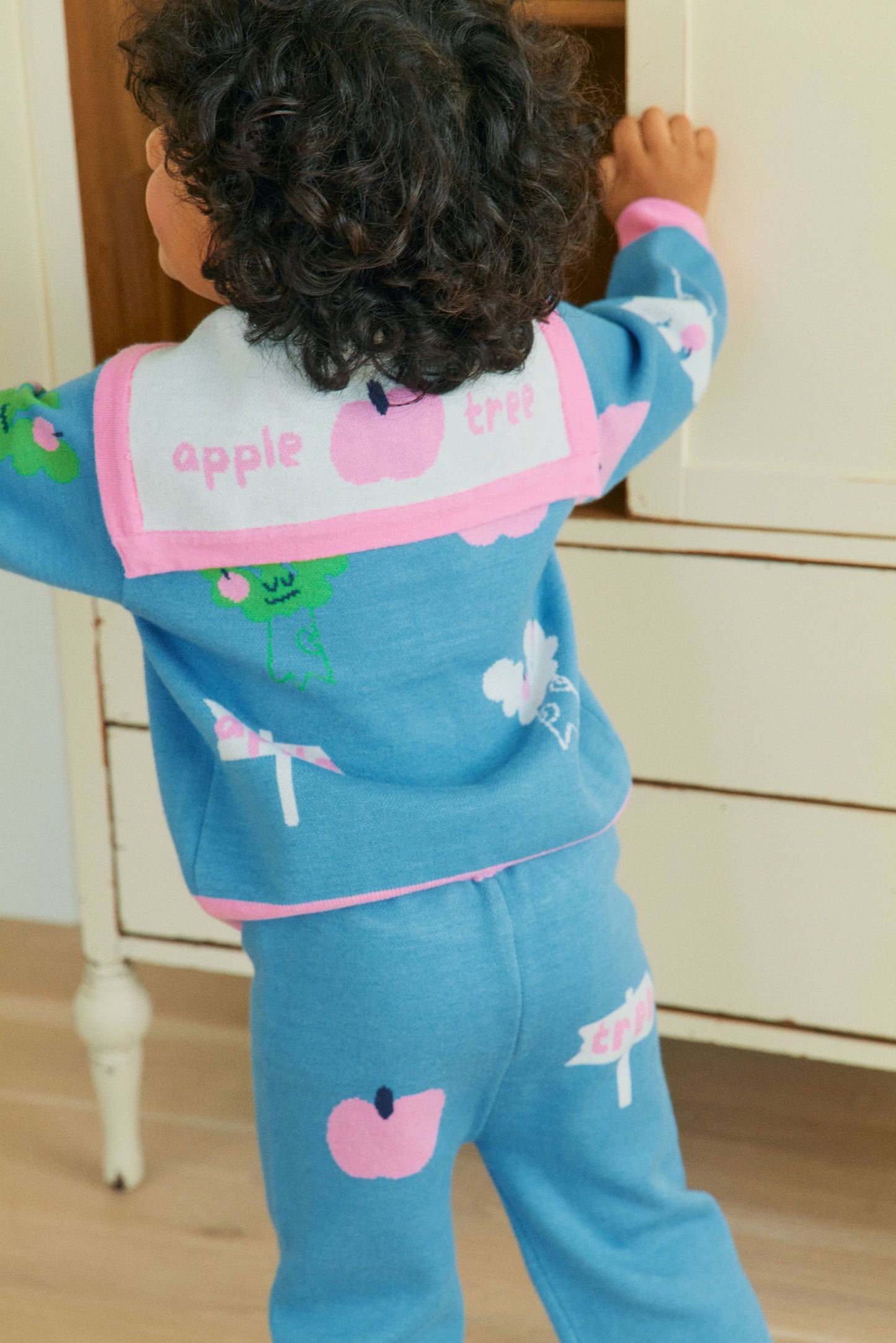 Apple Tree Sailor Cardigan: XL