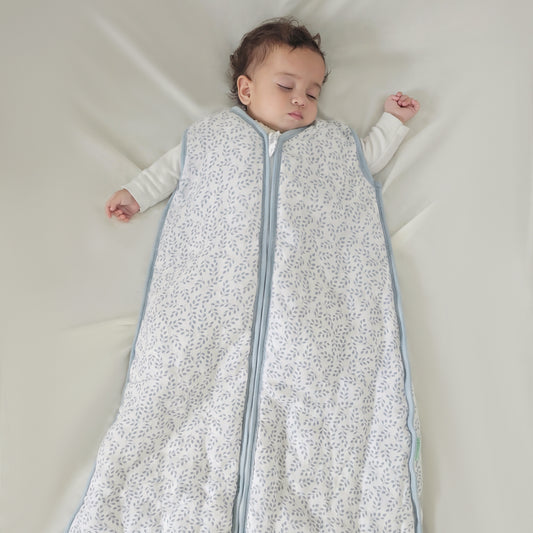 Coco Cuddle Bamboo Baby Sleep Sack 0.5 TOG, Meadow Bunny