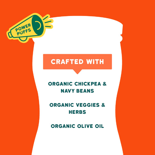 Tomato & Herbs Organic Grain Free Puffs (6 Cans)