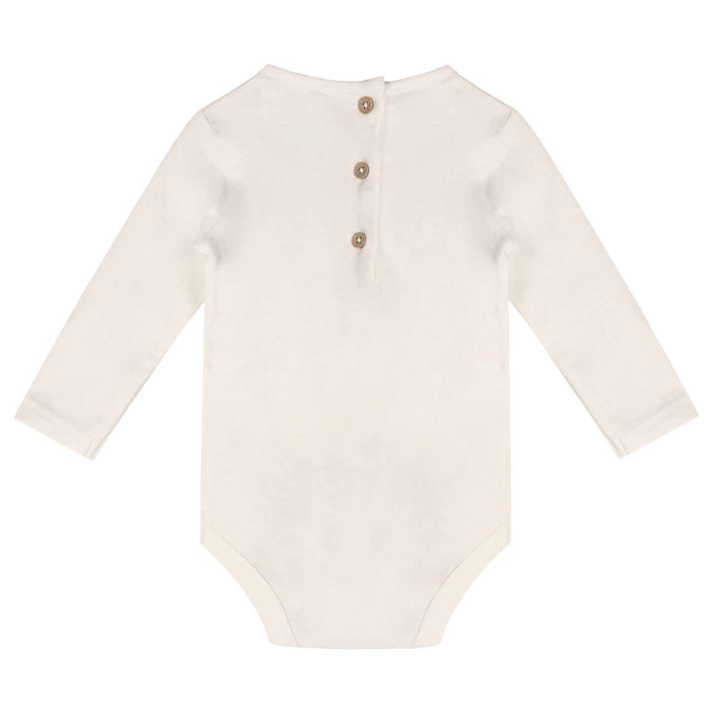 Excavator Truck Embroidered Baby Overall Set -Organic Cotton: Oat Heather / 6-12M