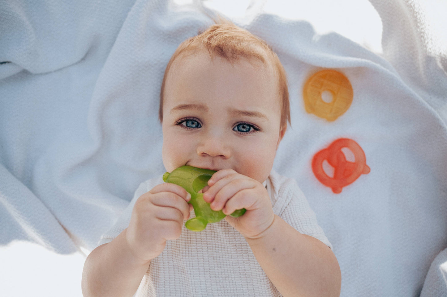 Cutie Coolers™ Water Filled Teethers (3-pack): Seaside