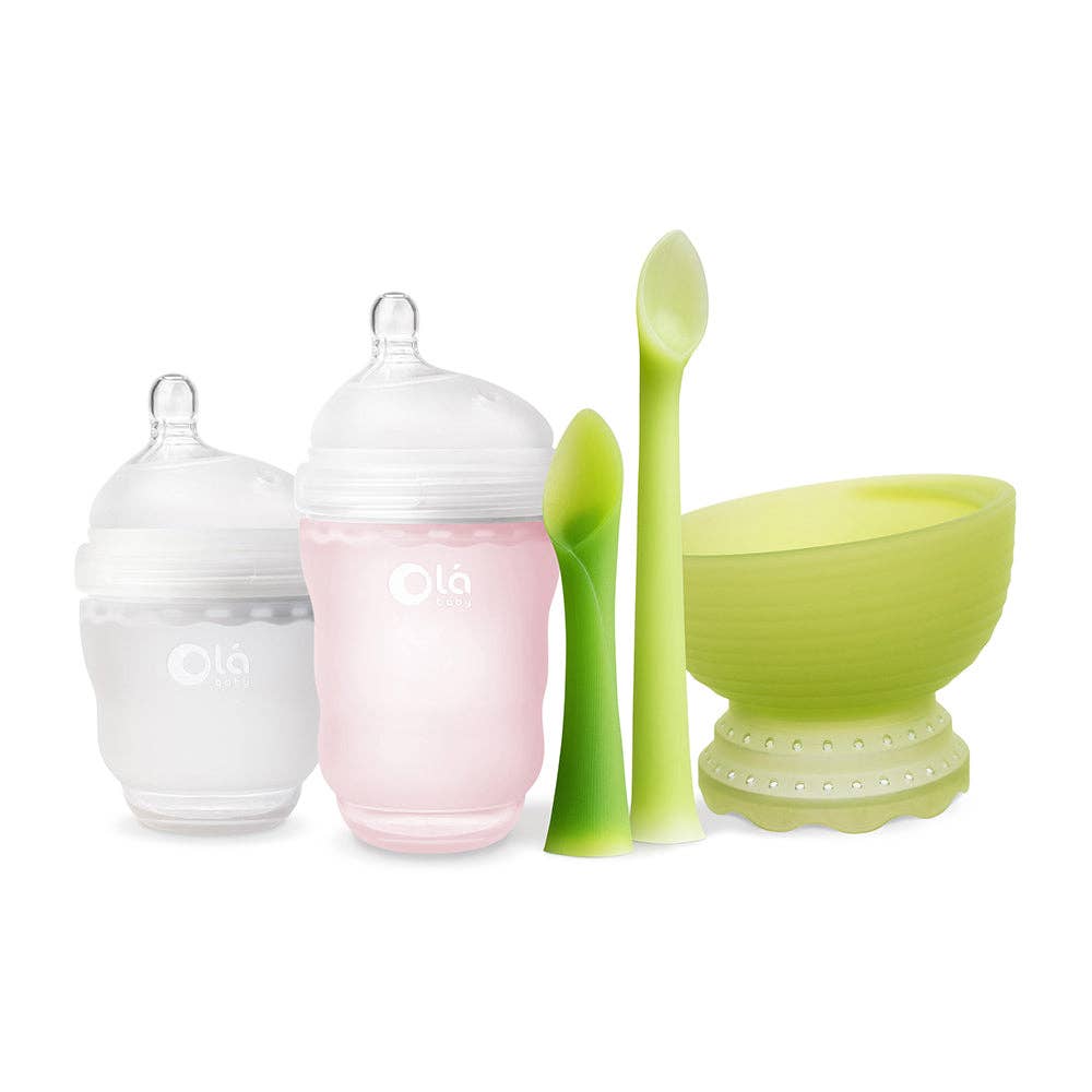 Essential Feeding Gift Set: Coral