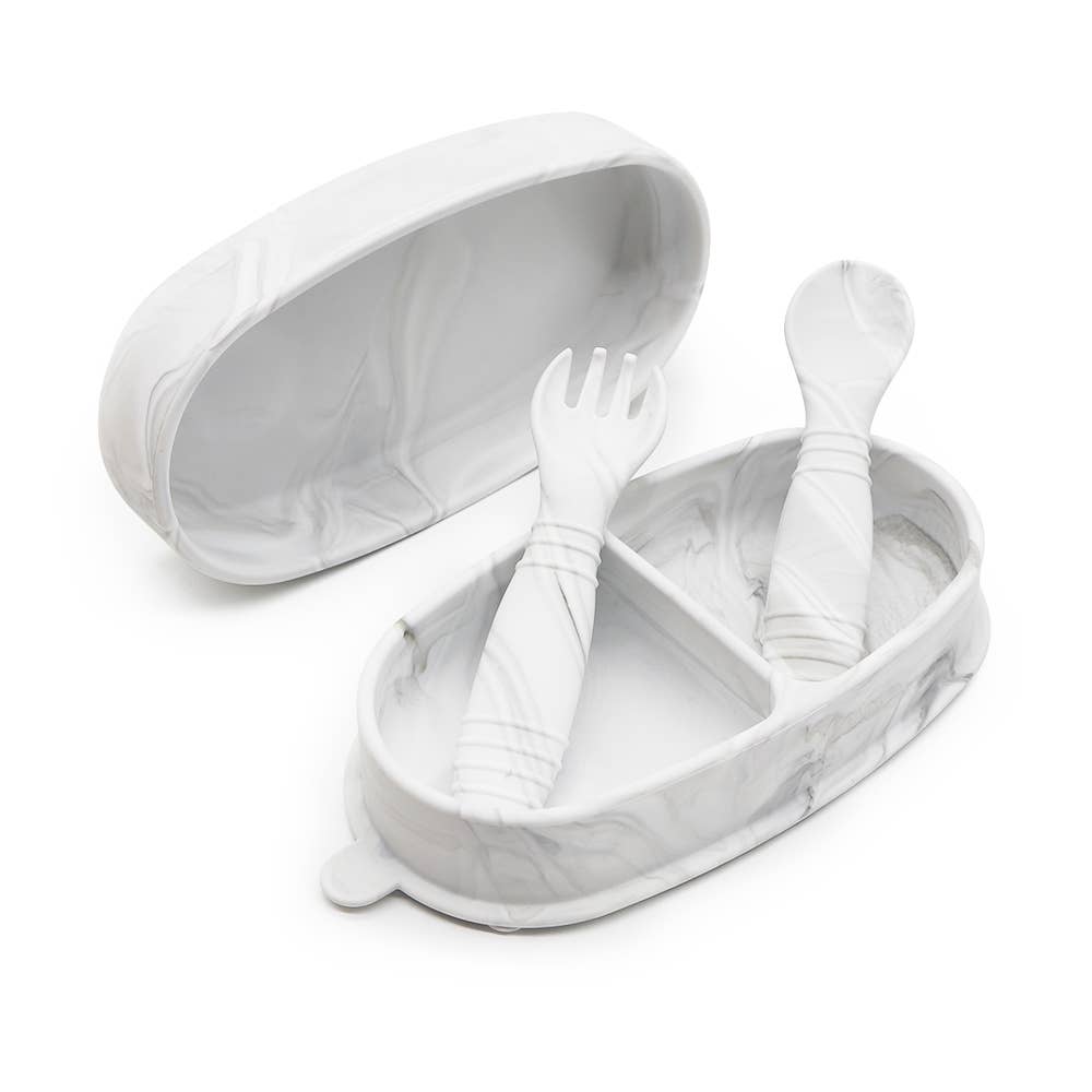 Wanderer Plate and Container Set: Peach