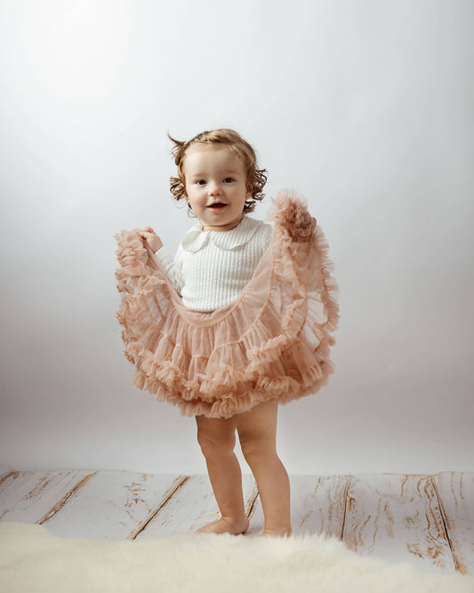 Annie & Charles® tulle skirt: Blush