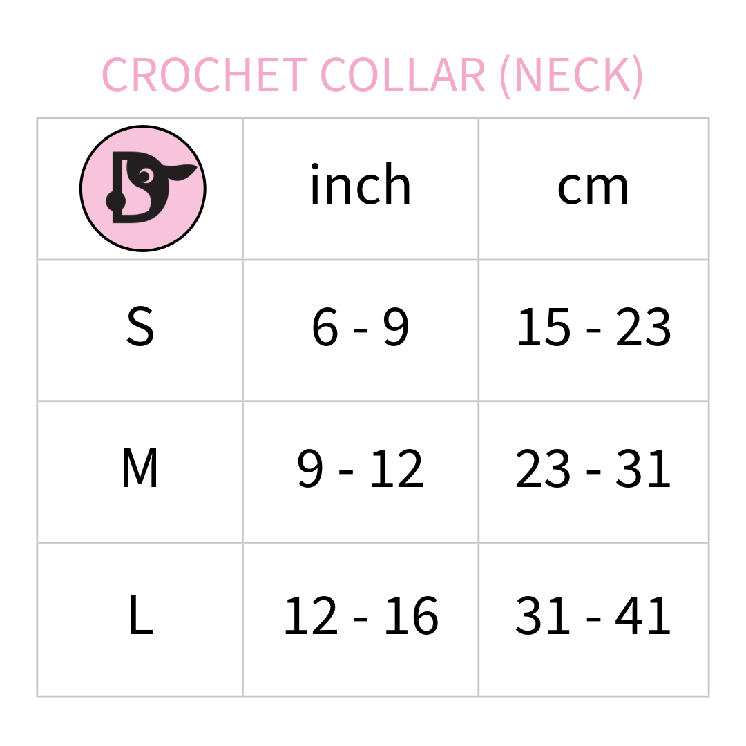 Santa Crochet Collar Scarf: M