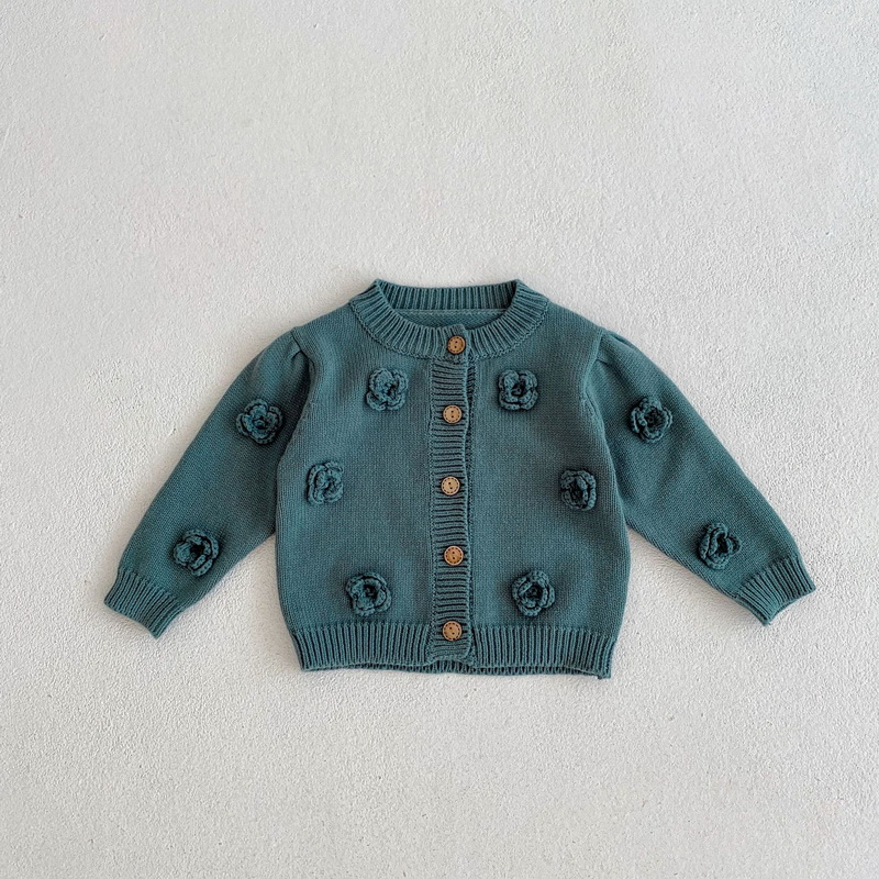 Annie & Charles® knitted jacket FLOWERS