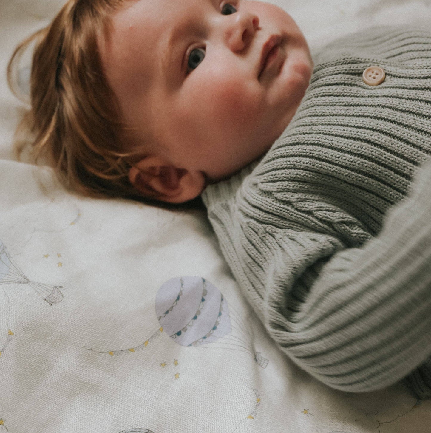 Touch The Sky Swaddle - Blue