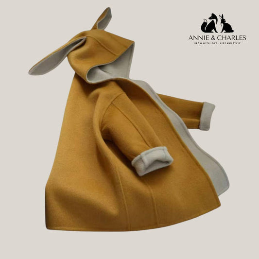 Annie & Charles® Wool Coat RABBIT: Beige