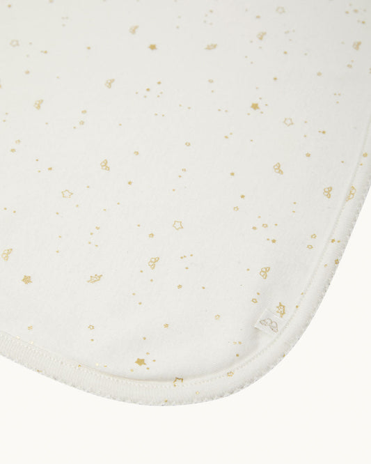 Briss Star & Crown Swaddle Blanket - Natural