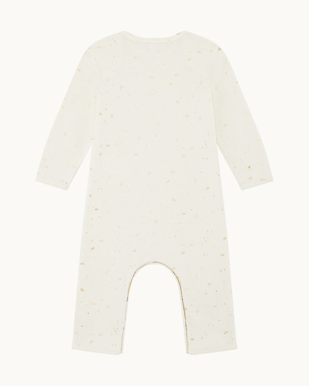 Brooklyn Star & Crown Romper - Natural