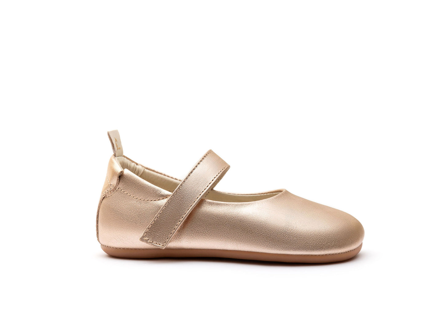 Toddler Mary Janes Dolly - Metalic Salmon