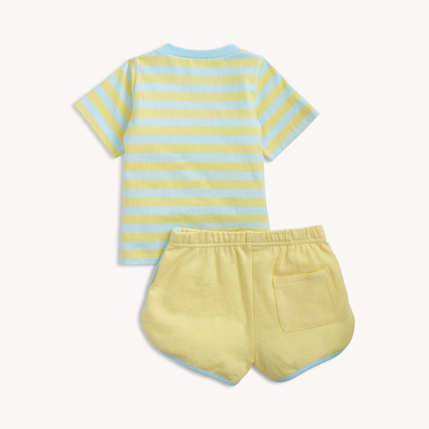 Peek-A-Pocket T-Shirt & Shorts Set - Shell Bag