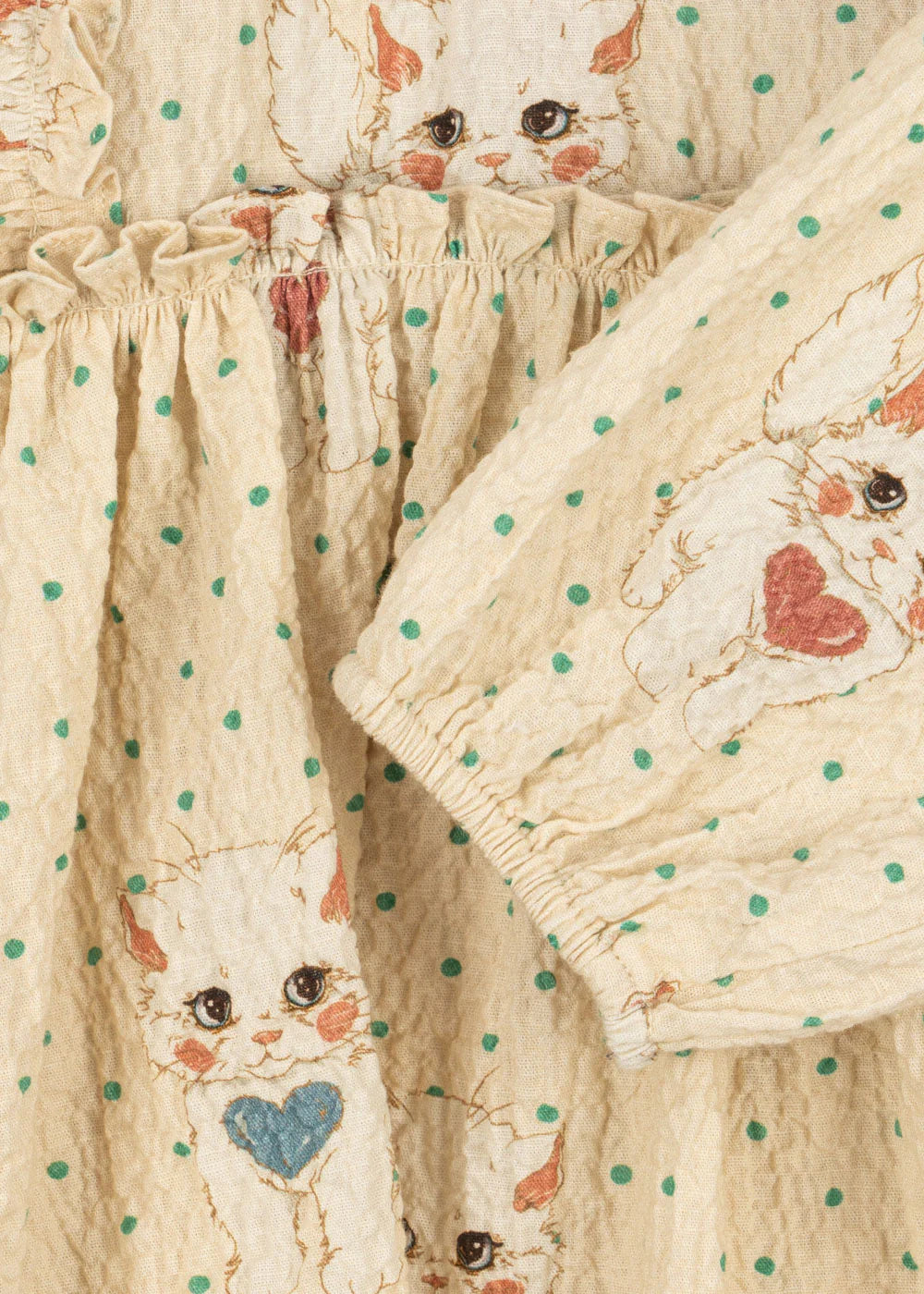 Elin Bow Dress - Dot Miao Mist