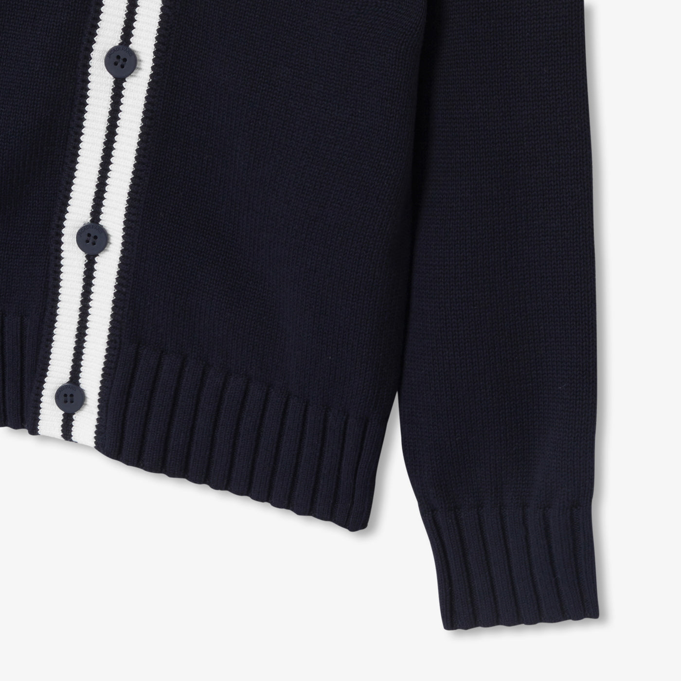 Children'S Cotton Cardigan - Navy