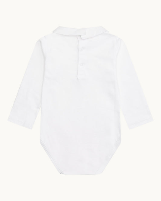 Home Sweet Home Peter Pan Collar Onesie - Pink