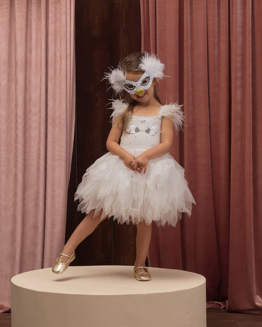 Swan Mask Ivory