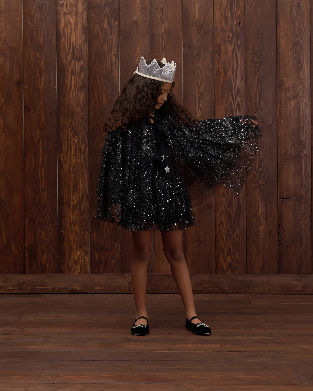 Clara Dress Silver Stars