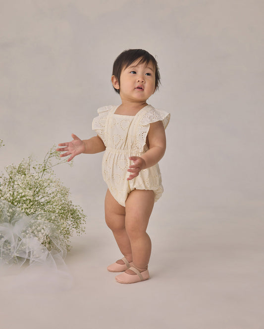 Lucy Romper - Ivory