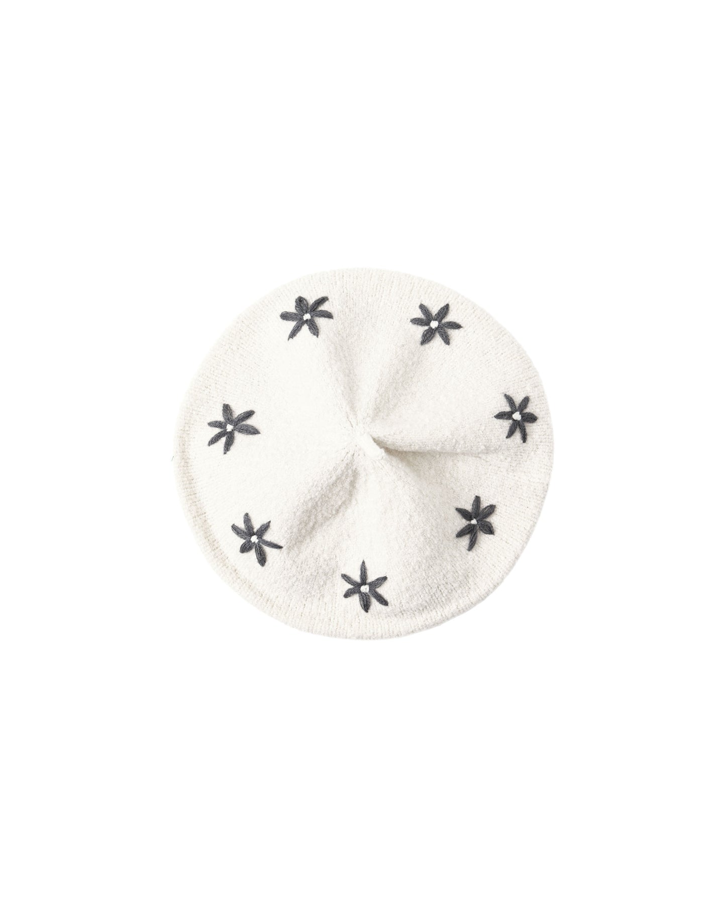 Tulip Beret Midnight Daisies