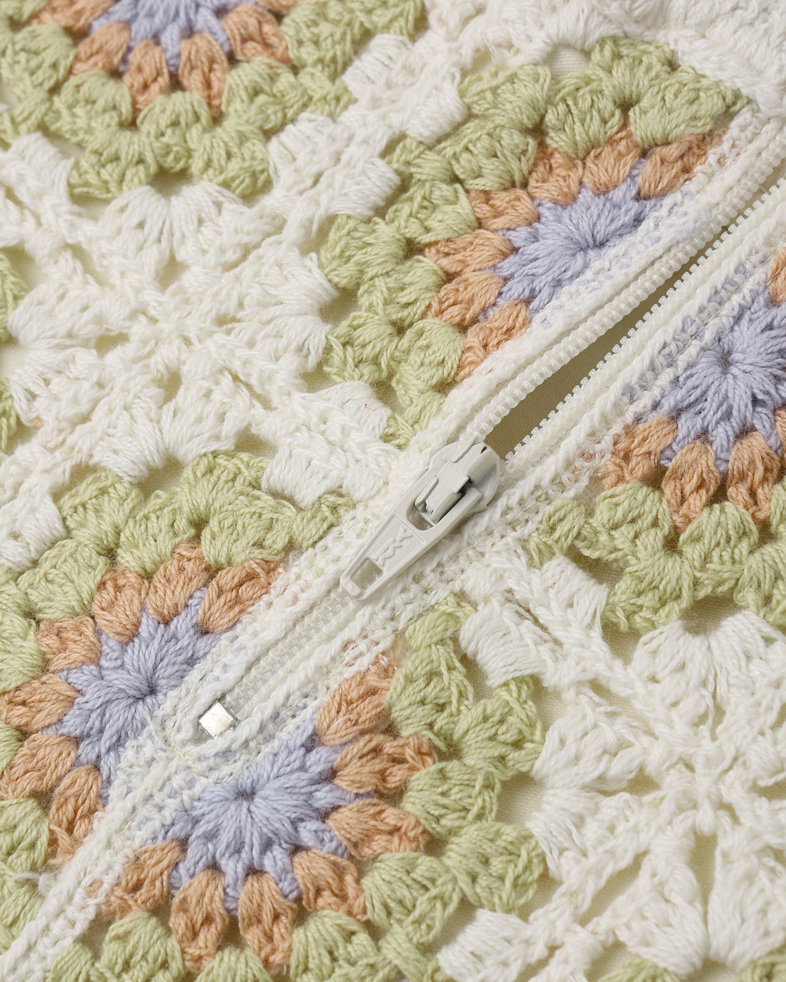 Teen Crochet Tank Set - Citron Daisy Check