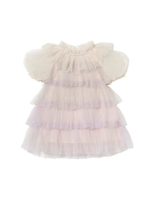 BEBE LOVE PARADE TULLE DRESS