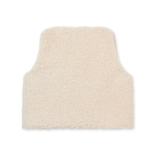 Toadstool Faux Fur Vest - Ivory