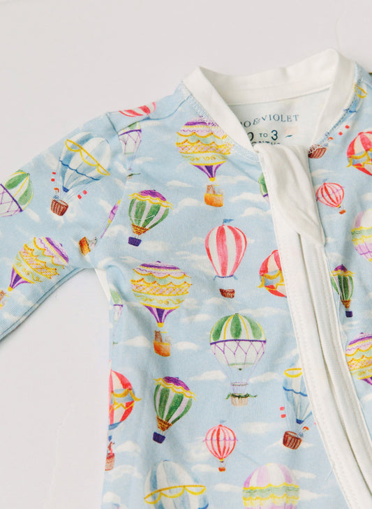 Baby Zippered One-Piece - Up Up & Away
