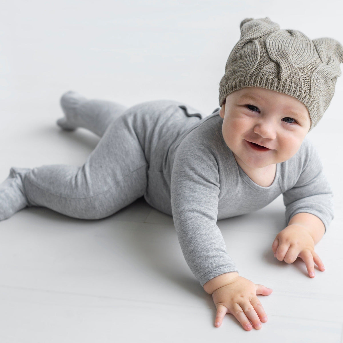 TANE Organics Brushed Cotton Raglan Footie