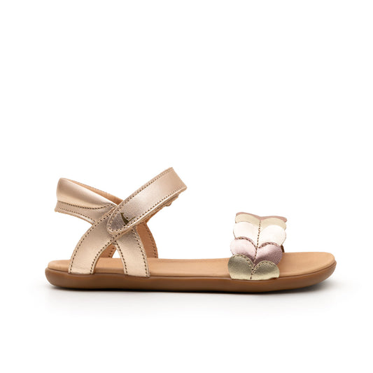 Kid Sandals Lovely - Metalic Salmon/Champagne/Rose Gold