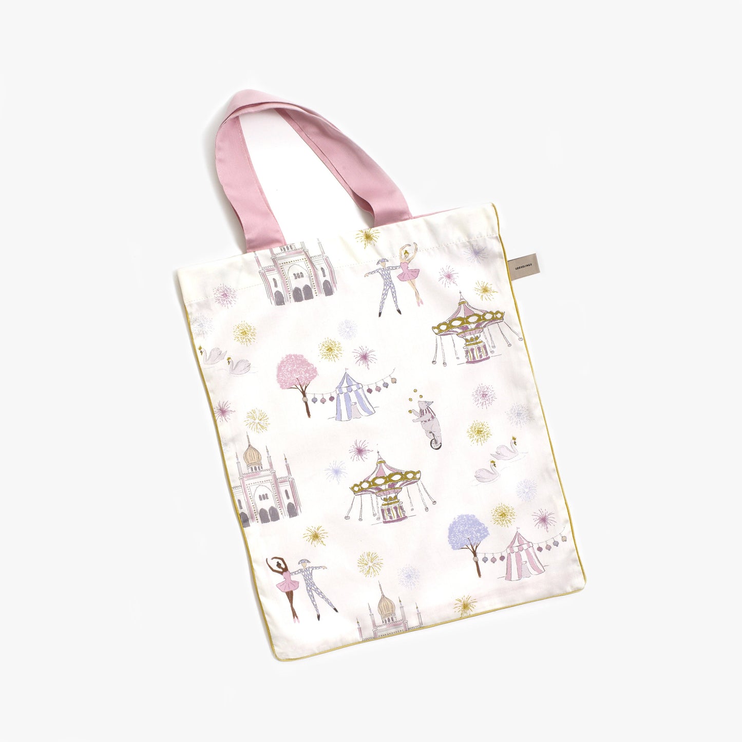 Adventures in Wonderland Twin Set - Ivory: Set (Duvet Cover + Pillowcase)