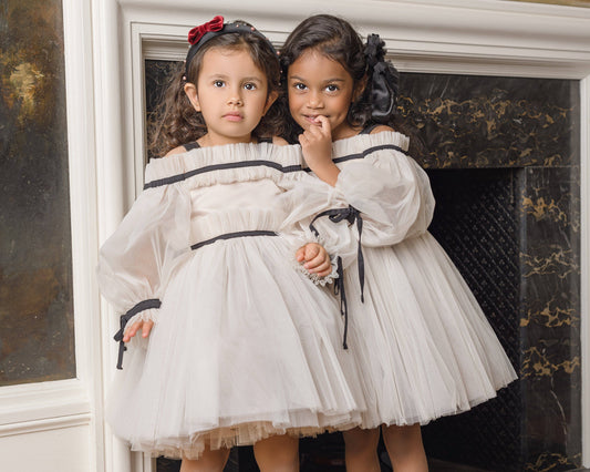 Coco-Caramel Tulle Dress: 8 Years