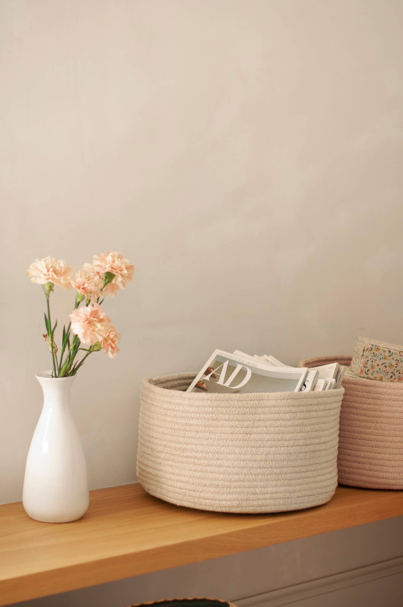 Basket Gram Natural: 1' 2" x 8"