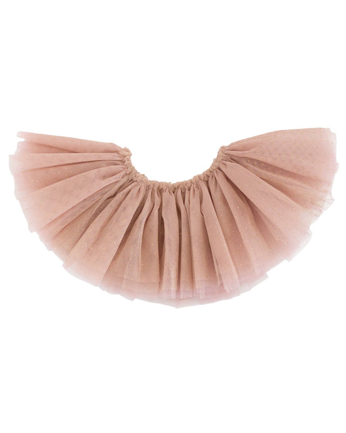 Frill Tutu Champ/Gold Over Dark Blush Tulle: Dark Blush / Girl