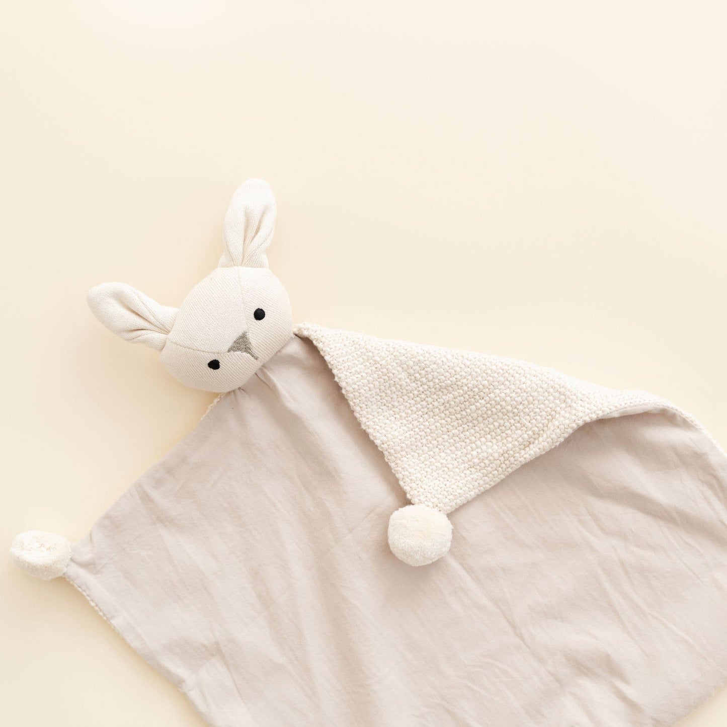 Avery Organic Baby Lovey Blanket (Ollie The Bunny)