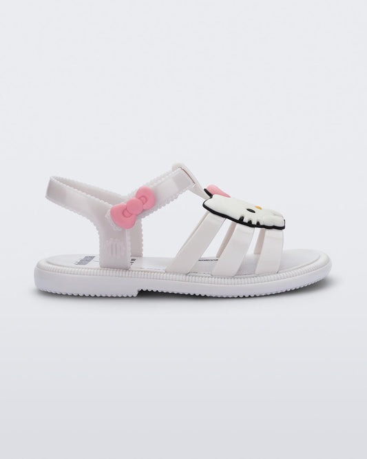 Mini Melissa Hip + Hello Kitty Baby Sandals: White