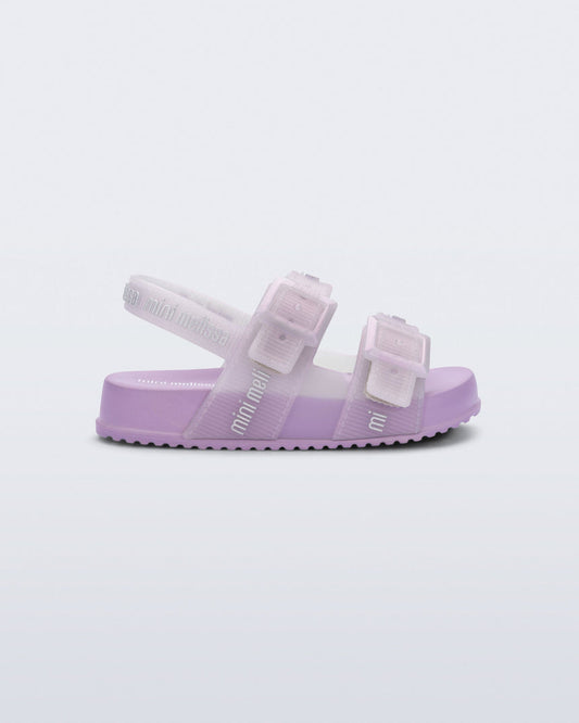 Mini Melissa Cozy M Lover Baby Sandals: Lilac
