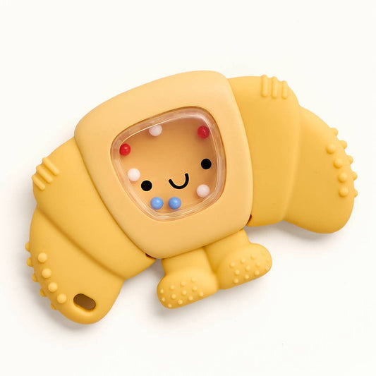 Sweetie Shake Plus™ Rattle & Teether: Chloe the Croissant