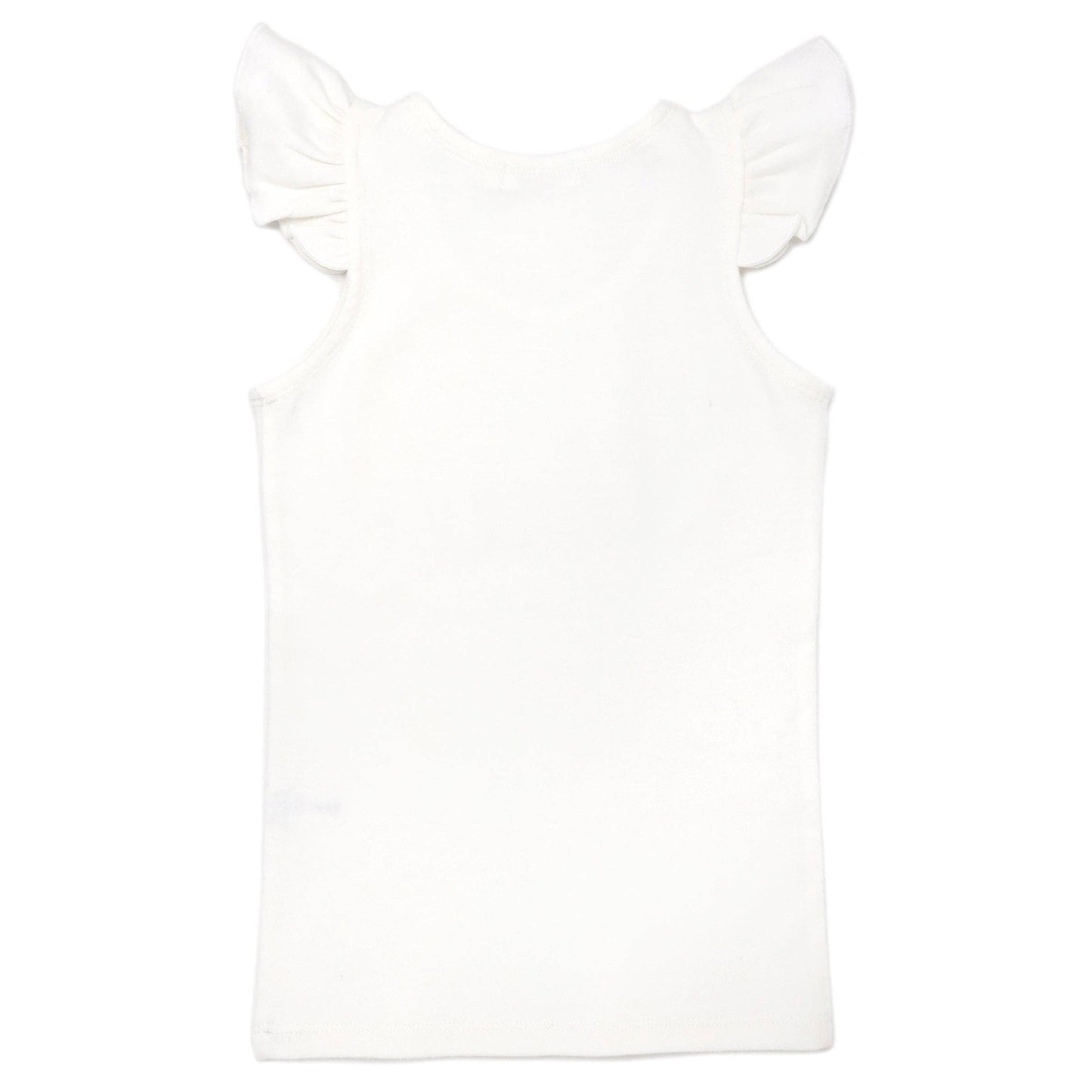 "lil sis" Pink Sparkle Emb Cotton Baby Rib FS Tank