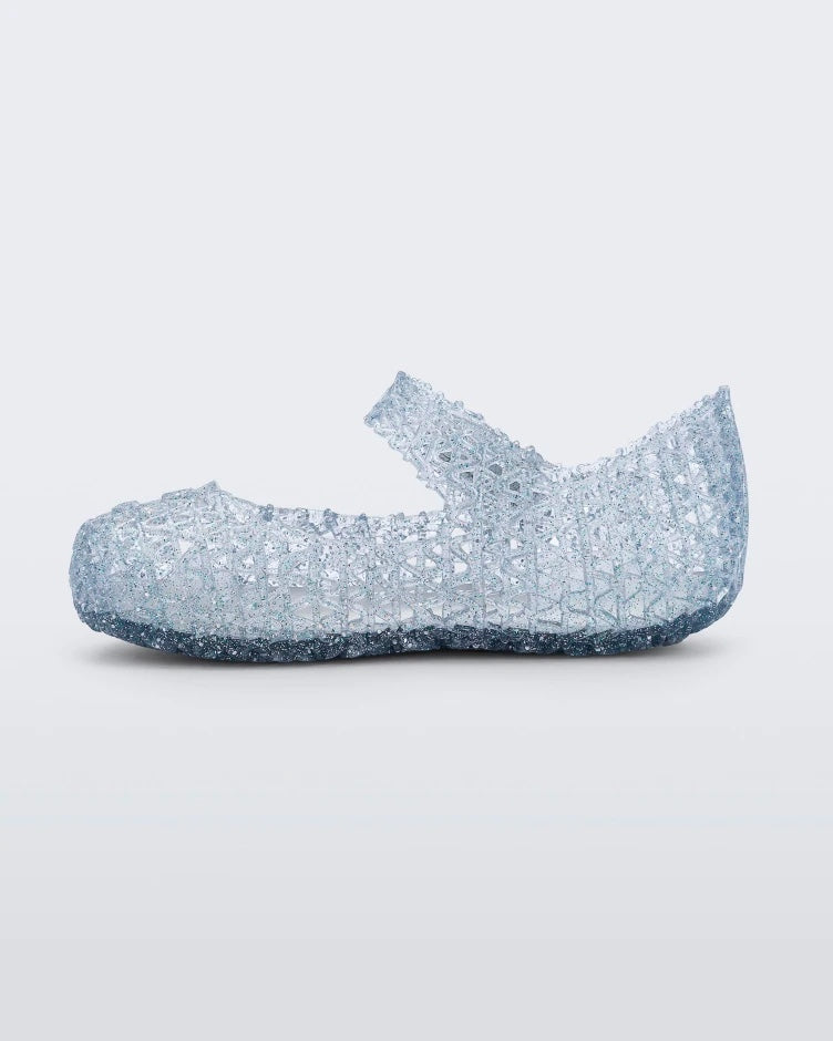 Mini Melissa Campana Baby Ballerinas: Glitter Clear