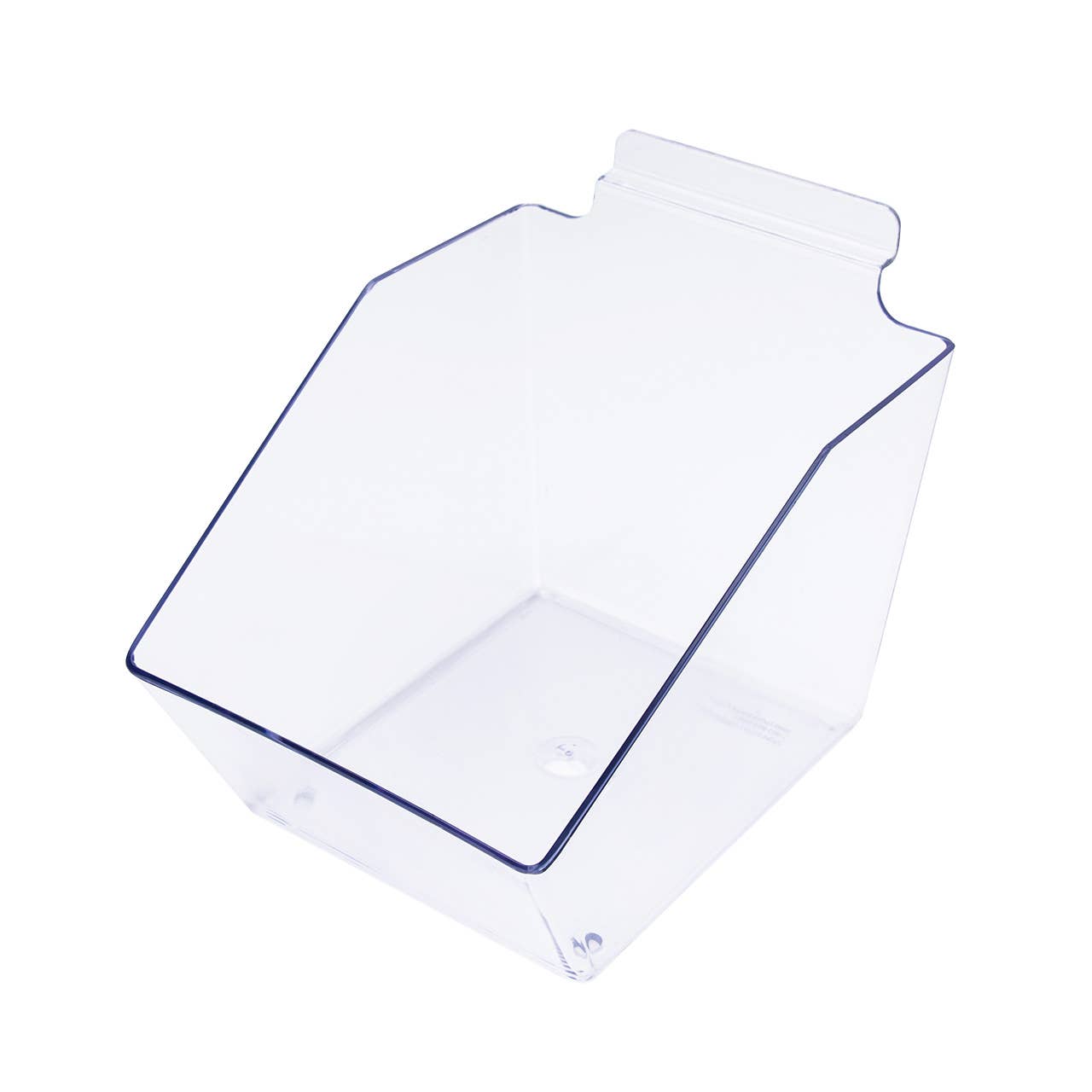 6" X 5 ½" X 7 ½" Clear Plastic Dump Bin